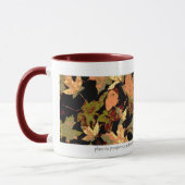 Jeremiah 29:11 Originele Leaf Mosaic Foto Art Mok (Links)