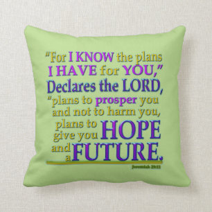 Jeremiah 29:11 Pillow Kussen
