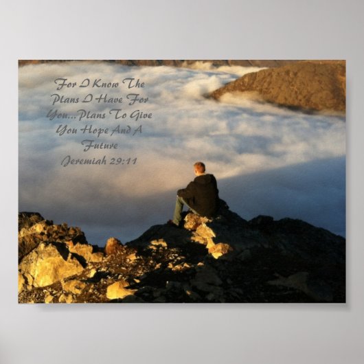 Jeremiah 29:11 poster (Voorkant)