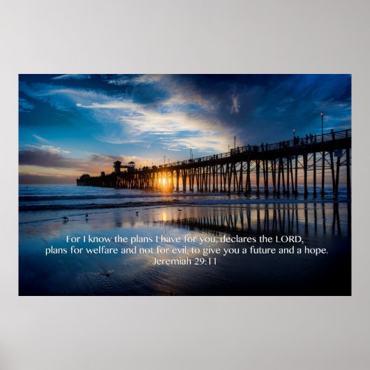 Jeremiah 29:11 poster (Voorkant)