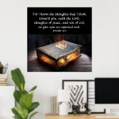 Jeremiah 29:11 poster (Thuiskantoor)