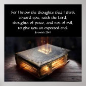 Jeremiah 29:11 poster (Voorkant)