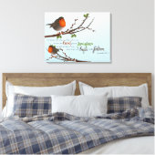 Jeremiah 29:11 Premium Wrapped Canvas (gloss) (Insitu (Slaapkamer))