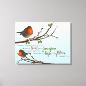 Jeremiah 29:11 Premium Wrapped Canvas (gloss) (Voorkant)