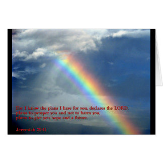 Jeremiah 29:11 Rainbow