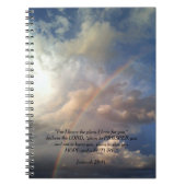 Jeremiah 29:11 Rainbow-laptop Notitieboek (Voorkant)