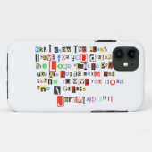 Jeremiah 29:11 Ransom Note Style Case-Mate iPhone Case (Achterkant (horizontaal))