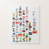 Jeremiah 29:11 Ransom Note Style Legpuzzel (Verticaal)