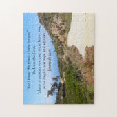 Jeremiah 29:11 Road Bible Verse Legpuzzel (Verticaal)