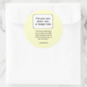 JEREMIAH 29:11 RONDE STICKER (Tas)