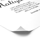 Jeremiah 29:11 Roze Rose Personaliseren Foto Afdruk (Hoek)