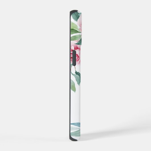 Jeremiah 29:11 Roze Rose Personaliseren iPhone 15 Case (Rechterkant)