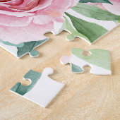 Jeremiah 29:11 Roze Rose Personaliseren Legpuzzel (Zijkant)