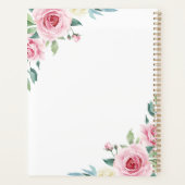 Jeremiah 29:11 Roze Rose Personaliseren Planner (Achterkant)