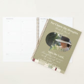 Jeremiah 29:11 Sage Green Plaid Personal Planner  (Display)