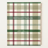 Jeremiah 29:11 Sage Green Plaid Personal Planner  (Achterkant)