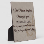 Jeremiah 29:11 Scripture Gift Fotoplaat (Zijkant)