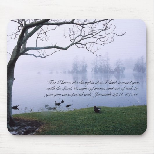 Jeremiah 29:11 Scripture Mousepad Muismat (Voorkant)