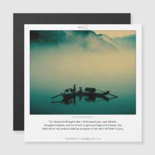 Jeremiah 29:11 SPERITY SCRIPIX magnet-kaart Magnetische Uitnodiging