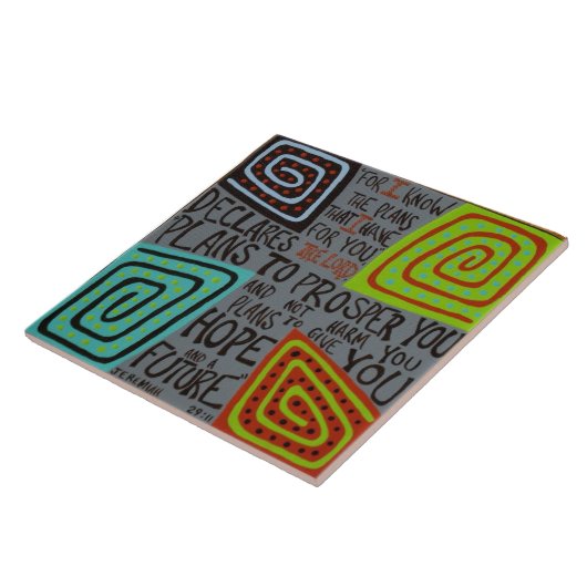 Jeremiah 29:11 tegeltje (Zijkant)