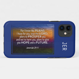 Jeremiah 29:11 | VOOR IK WEET DE BIJBLAGE VAN PLAN Case-Mate iPhone Case