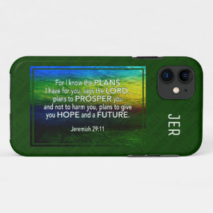 Jeremiah 29:11 VOOR IK WEET DE PLANNEN-BIJVOORBE Case-Mate iPhone Case