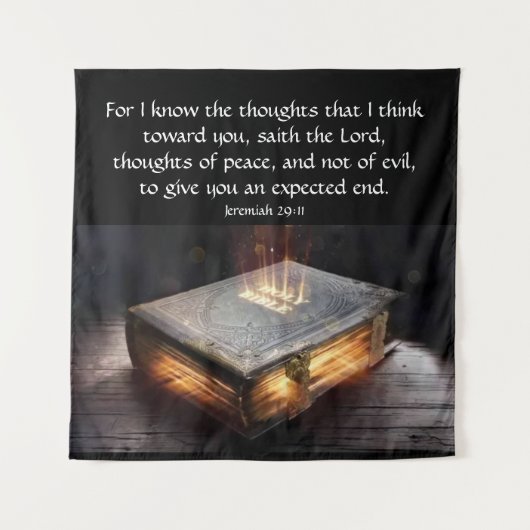 Jeremiah 29:11 wandkleed (Voorkant)