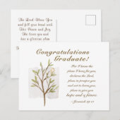 Jeremiah 29:11 Want ik ken de plannen Afstuderen Briefkaart (Voorkant / Achterkant)