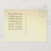 Jeremiah 29:11 Want ik ken de plannen die ik voor  Briefkaart (Achterkant)