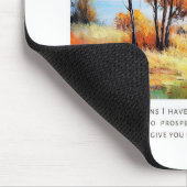 Jeremiah 29:11 Want ik ken de plannen die ik voor  Muismat (Hoek)