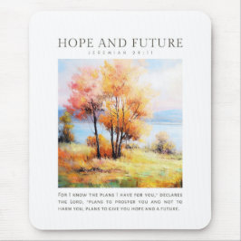 Jeremiah 29:11 Want ik ken de plannen die ik voor  Muismat