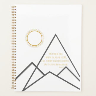 Jeremiah 29:11 Want ik ken de plannen die ik voor  Planner