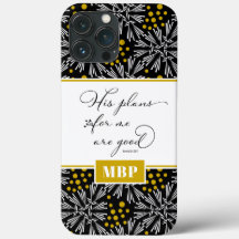 Jeremiah 29:11 Zwart & Goud Abstract