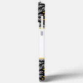 Jeremiah 29:11 Zwart & Goud Abstract Case-Mate iPhone Case (Achterkant / Links)