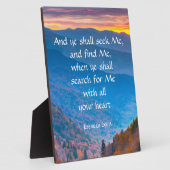 Jeremiah 29:13 fotoplaat (Zijkant)