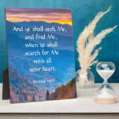 Jeremiah 29:13 fotoplaat (Zijkant)