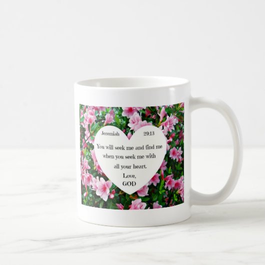 Jeremiah 29:13 koffiemok (Rechts)