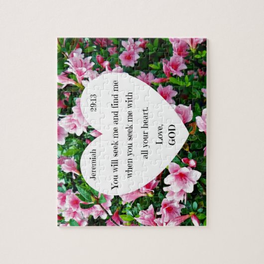 Jeremiah 29:13 legpuzzel (Verticaal)