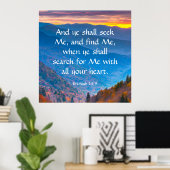 Jeremiah 29:13 poster (Thuiskantoor)