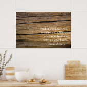 Jeremiah 29:13 poster (Keuken)