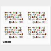 Jeremiah 29:13 rechthoekige sticker (Vel)