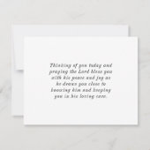 Jeremiah, 29:13 Zoek me met al je hartslag Kaart (Achterkant)