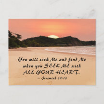 Jeremiah 29:13 Zoek me met Al Uw Heart Bijbel