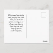 Jeremiah 29:13 Zoek me met Al Uw Heart Bijbel Briefkaart (Achterkant)