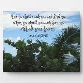 Jeremiah 29:13 Zoekt en vindt God Fotoplaat (Voorkant)