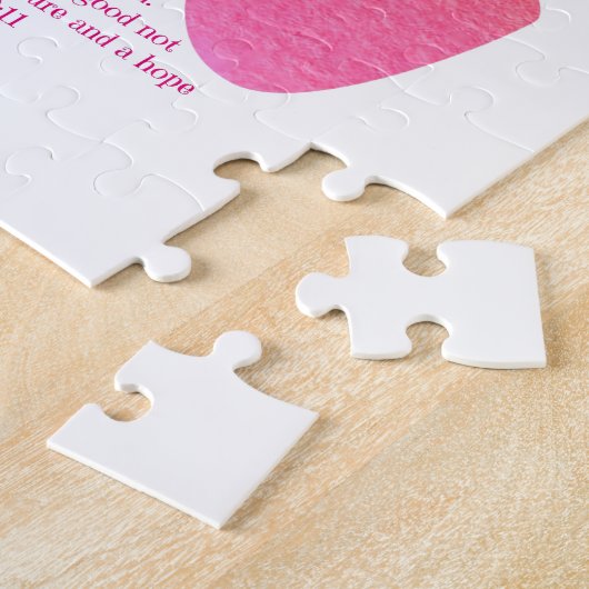 Jeremiah 29 Hope Butterfly Puzzle Legpuzzel (Zijkant)