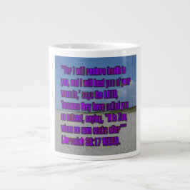 Jeremiah 30:17 WEBU Mug Grote Koffiekop