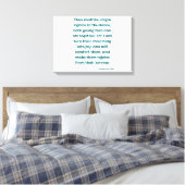 Jeremiah 31:13 Bijbelse KJV Wall Art Canvas Afdruk (Insitu (Slaapkamer))