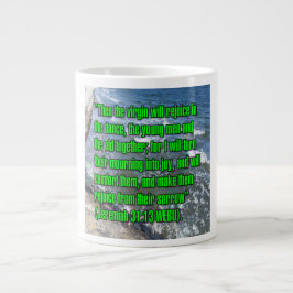 Jeremiah 31:13 WEBU Mug Grote Koffiekop