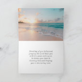 Jeremiah 31:3 Ik ben dol op je Bijbelse Sunset Kaart (Binnen)